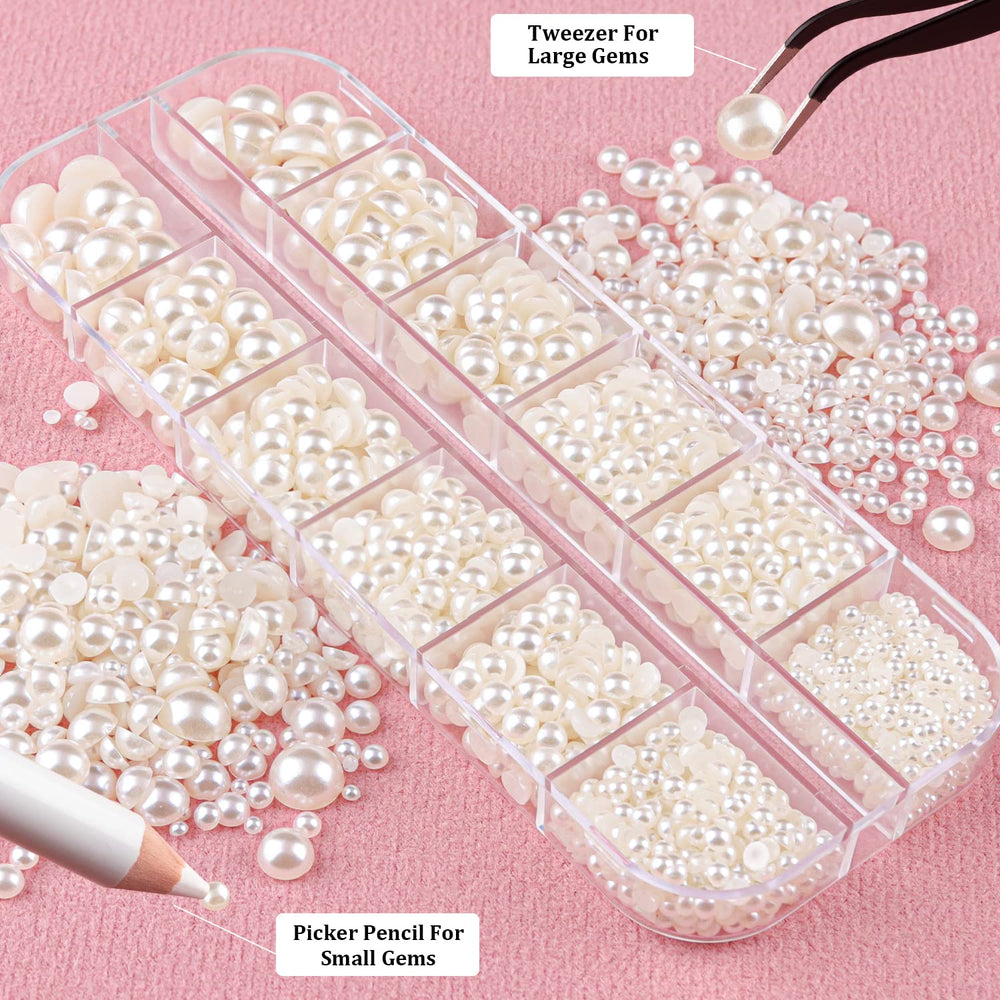 BelleBoost pinzas para perlas, agarre firme de gemas pequeñas.