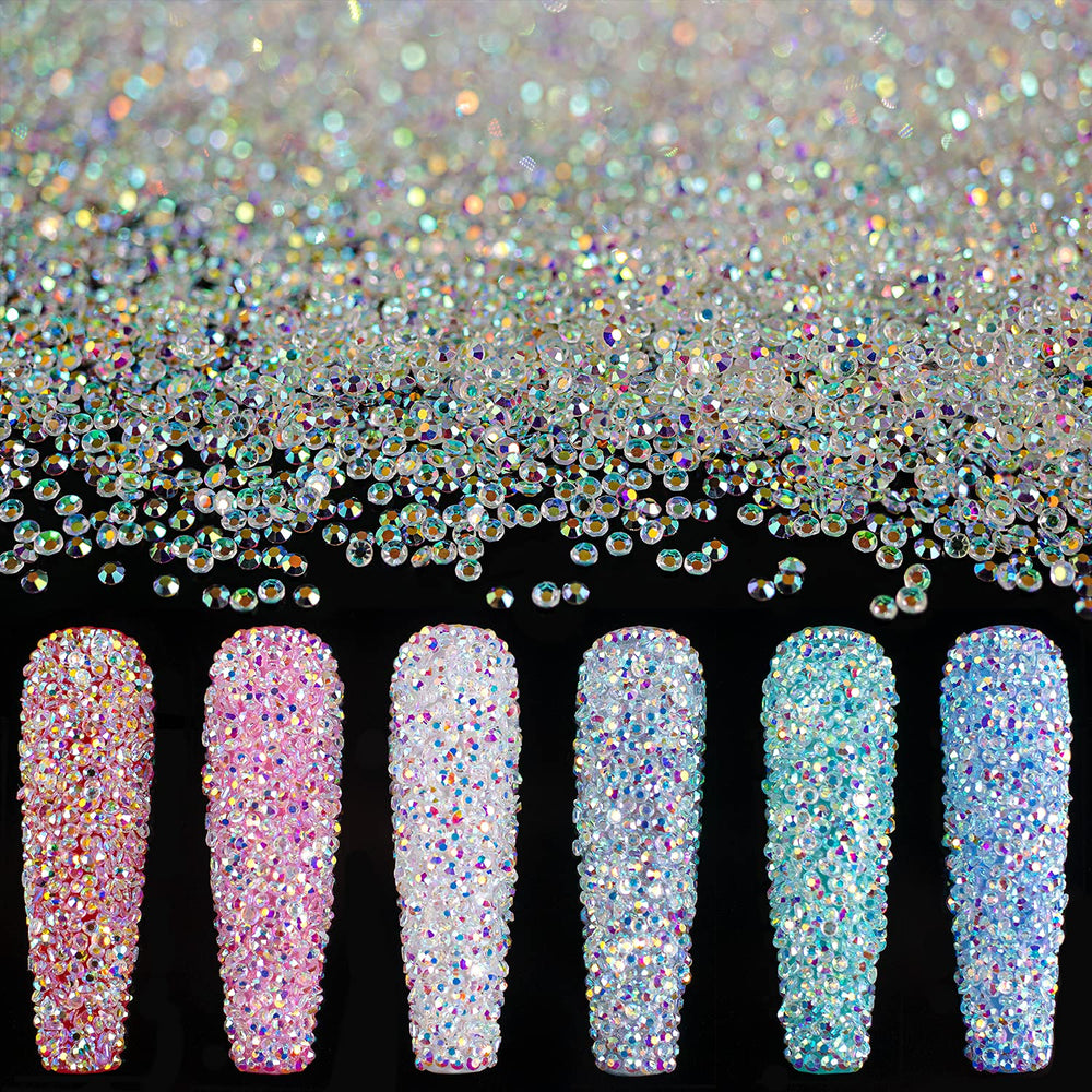 BELLEBOOST pixie cristal 1-2mm: brillo irisado para uñas decorativas