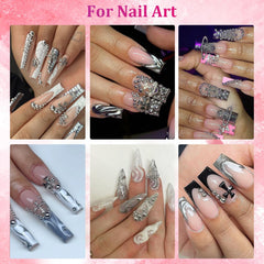 Belleboost variedad de tamaños perlas 2-8 mm para uñas y manualidades.