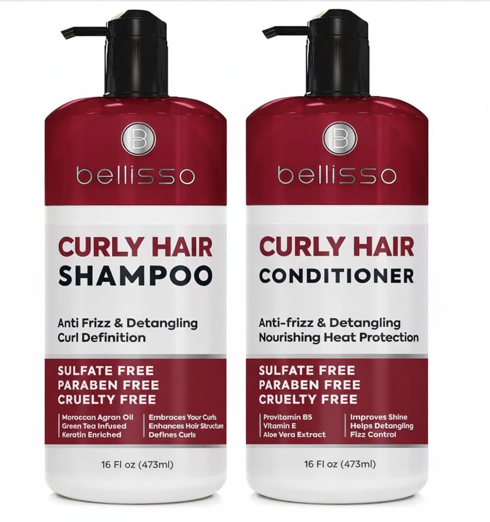 Shampooing Bellisso pour boucles: définition et volume accru.