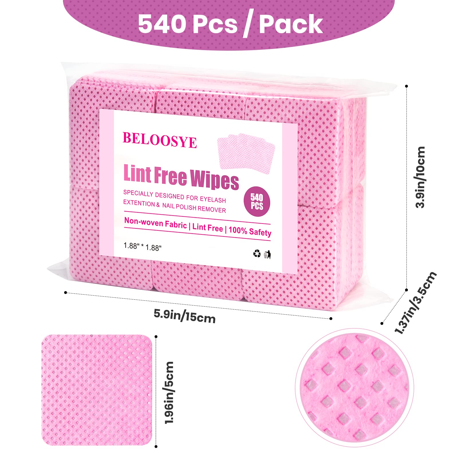 BELOOSYE toallitas sin pelusa con alta absorción, ideal para usos múltiples en salón