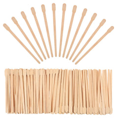 Bememo aplicadores de cera de madera para cejas y labios