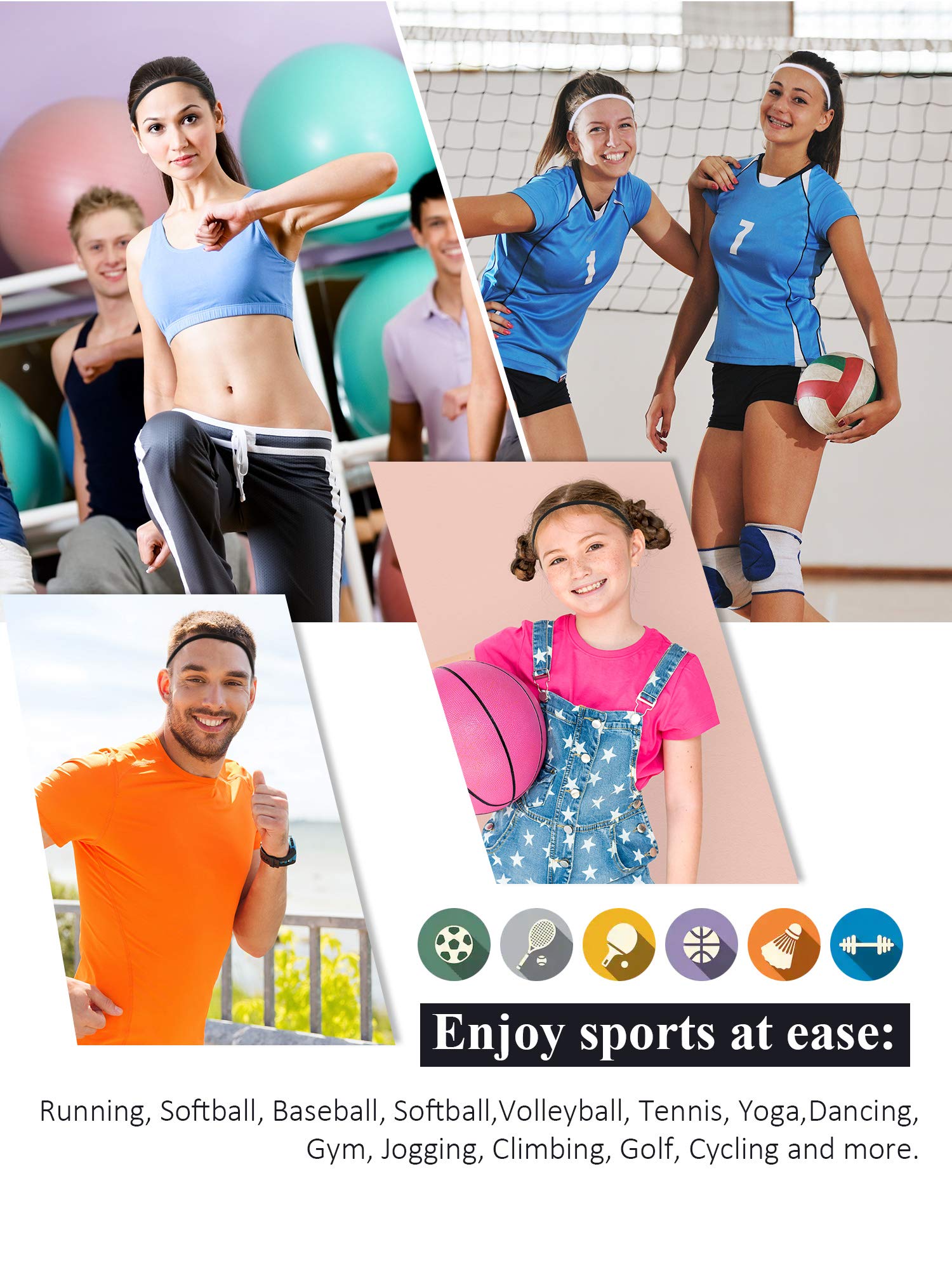 Banda Bememo en diversas actividades deportivas y recreativas, cómodo y versátil.