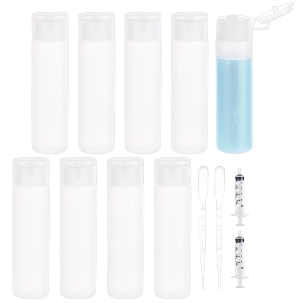BENECREAT botellas muestra viaje 18ml para viajar ligero y organizar cosméticos.