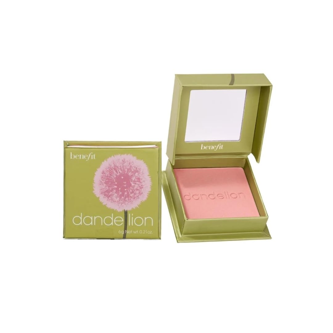 Benefit Dandelion Blush Rose Baby-Pink, texture légère pour un teint frais et naturel.