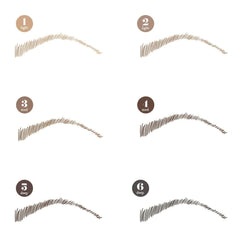 Beneficio Preciso para Cejas 6 Profundo: extremo giratorio retráctil.