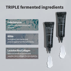 La fórmula con galactomyces-ferment filtrate cuida la piel del contorno.