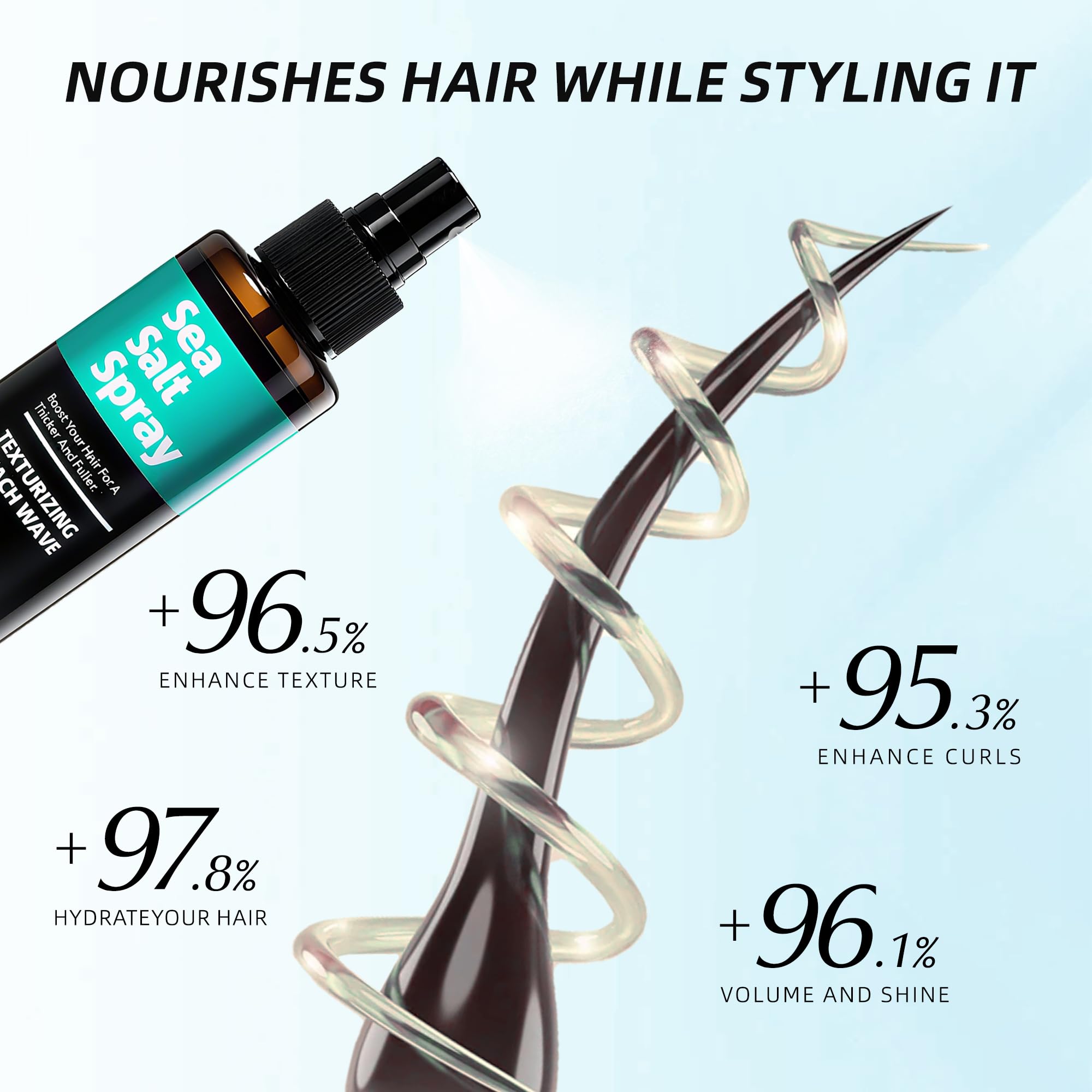 Berlaney spray sal marina nutrición: fortalece cabello y cuida el cuero cabelludo.