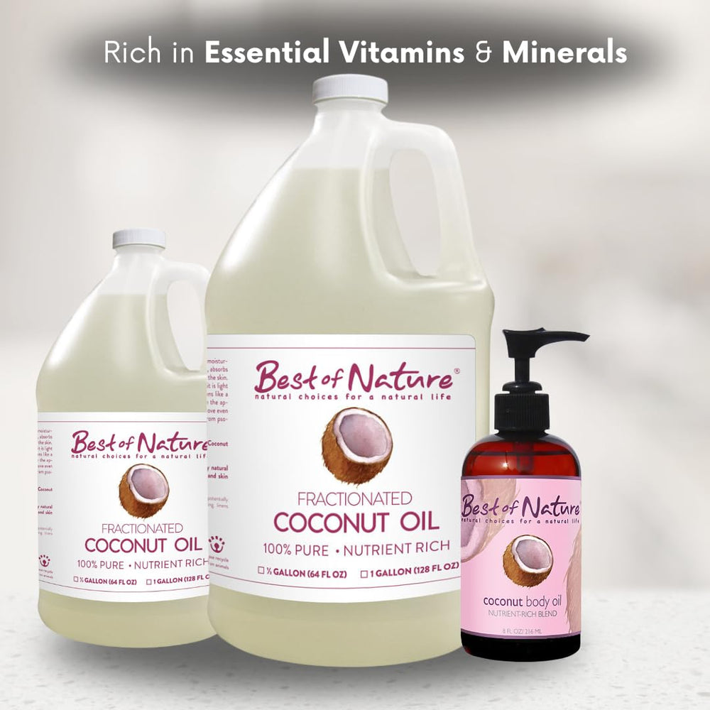 Best of Nature Aceite Coco Fraccionado 64oz: uso cosmético como hidratante multiuso