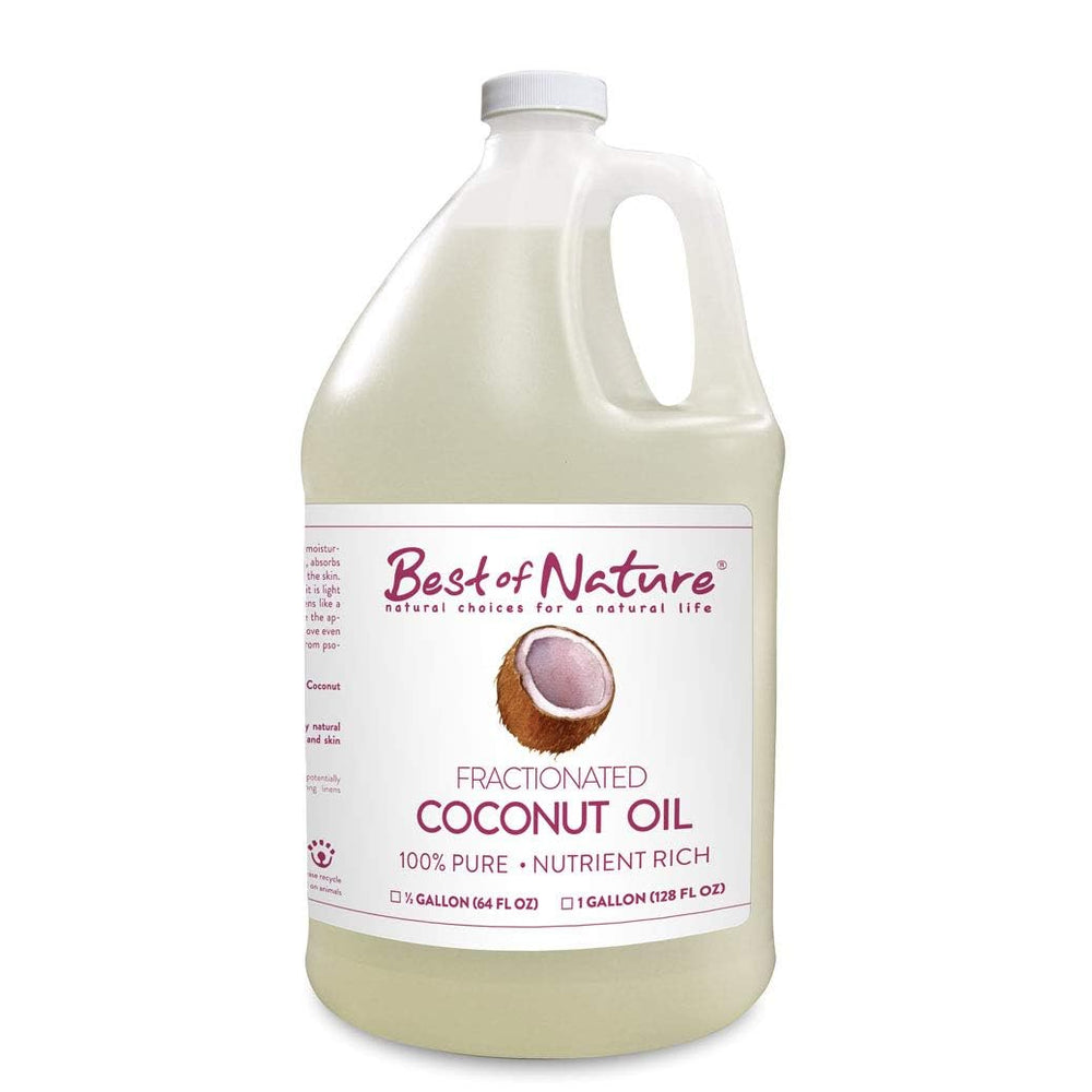 Best of Nature Aceite Coco Fraccionado 64oz: embalaje seguro para uso diario