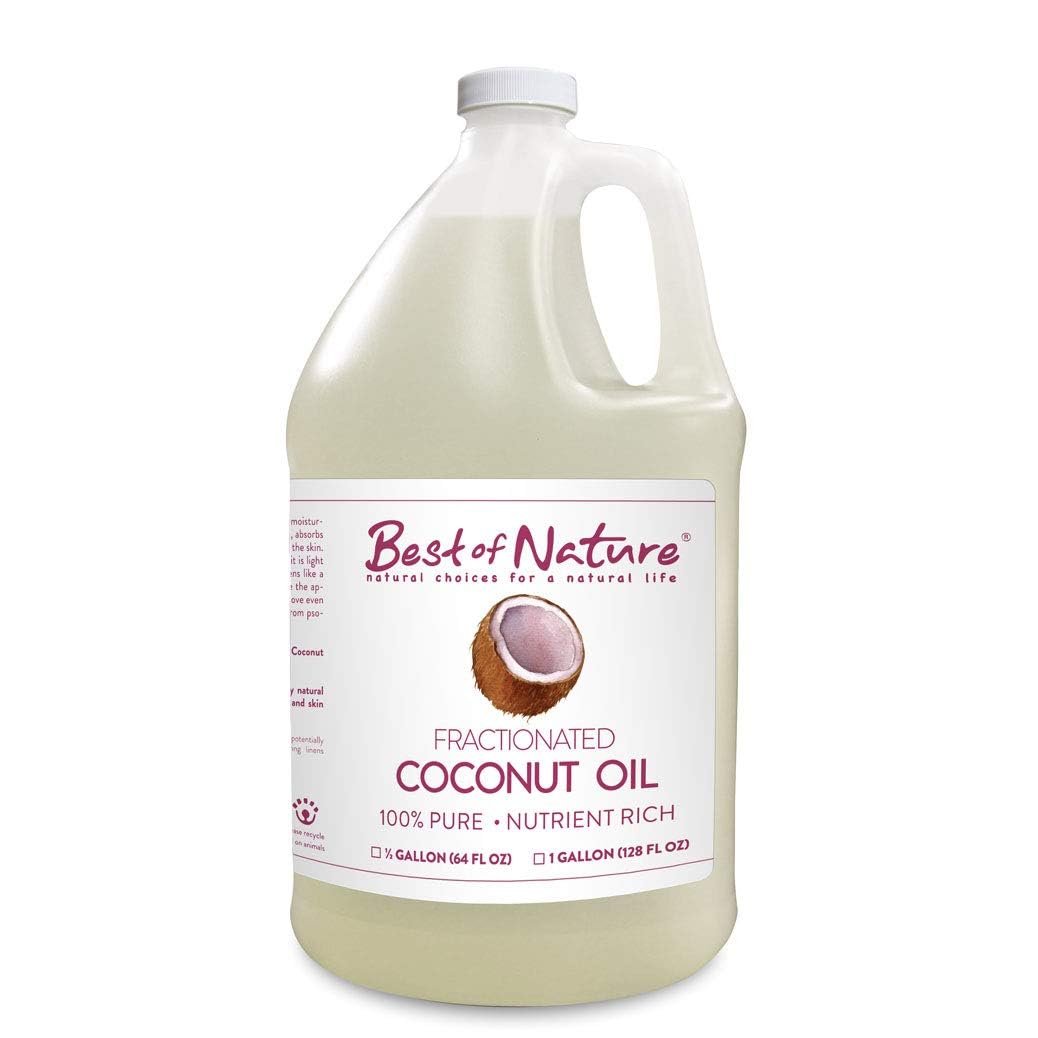 Best of Nature Aceite Coco Fraccionado 64oz: embalaje seguro para uso diario