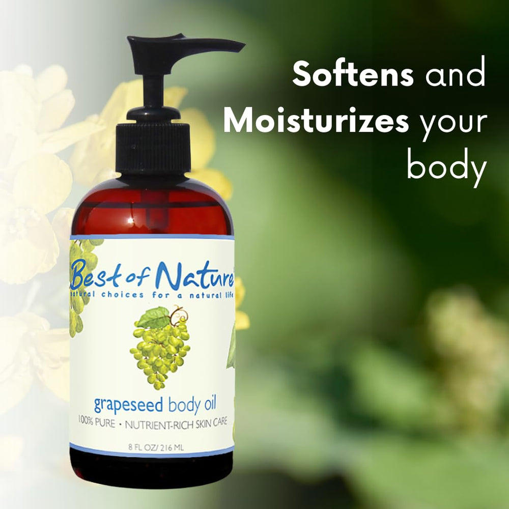 Best of Nature Aceite de semilla de uva, uso rostro como base para tratamientos.