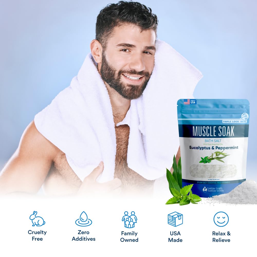 Sel d’Epsom USP de Better Bath Better Body, base de bain de qualité.