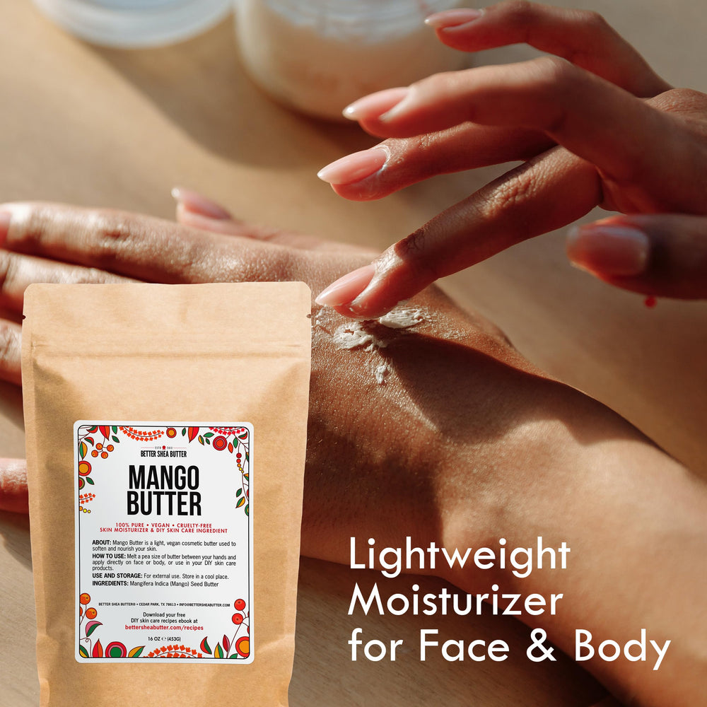 Better Shea Butter Mango Butter base natural: versatilidad para mezclar.