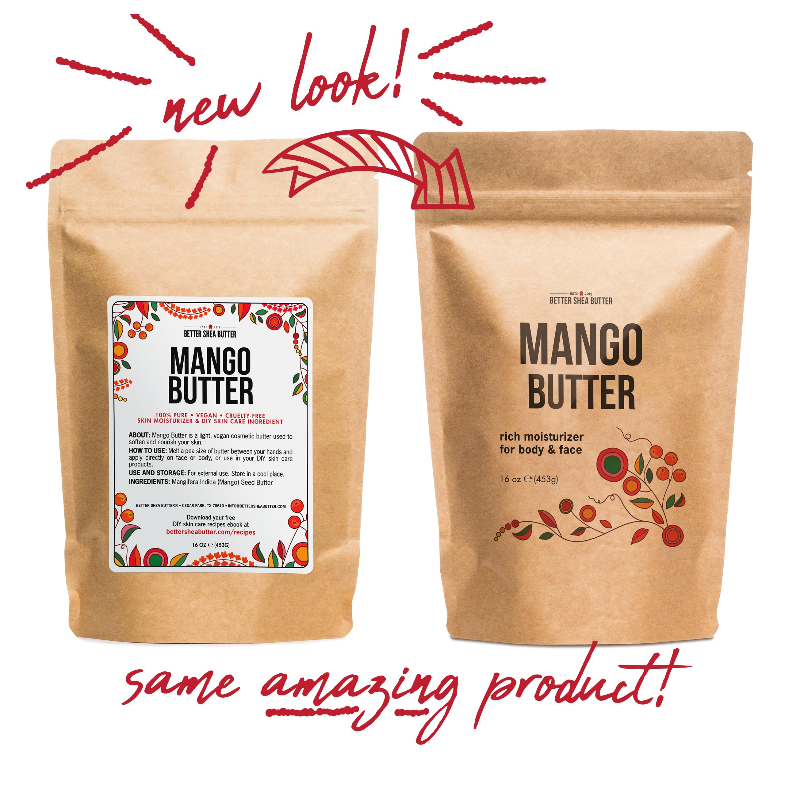 Better Shea Butter Mango Butter cuidado capilar: deja el cabello sedoso.