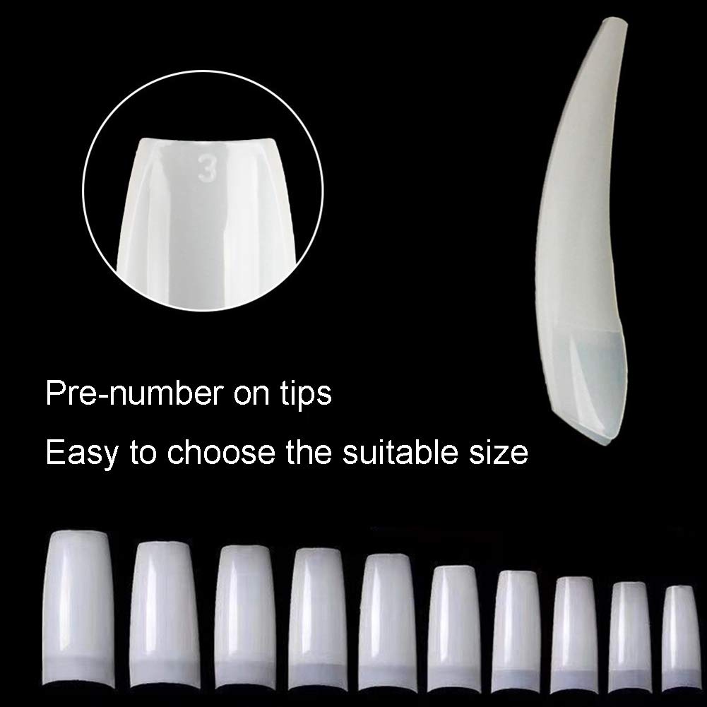 Beuniar: puntas acrílicas ABS resistente con acabado natural