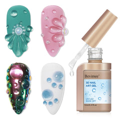 Bevimee Gel 3D efecto gota lluvia: añade un look tridimensional y suave brillo.