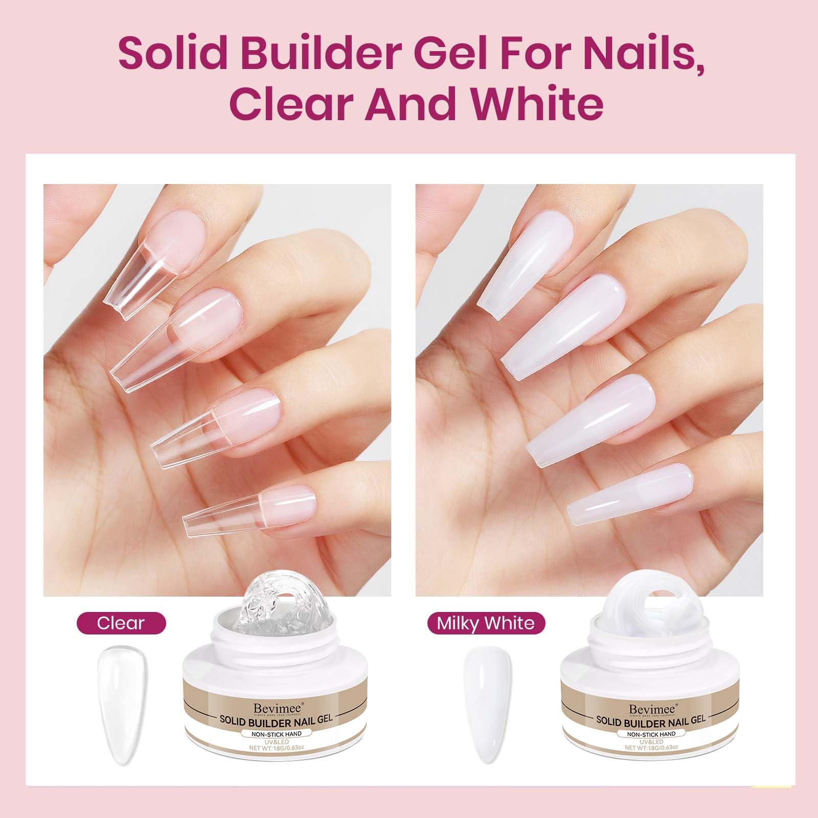 Bevimee lima de uñas para un acabado suave y preciso.