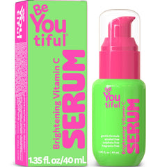 BeYoutiful Vitamina C Serum: bote compacto para uso diario suave.