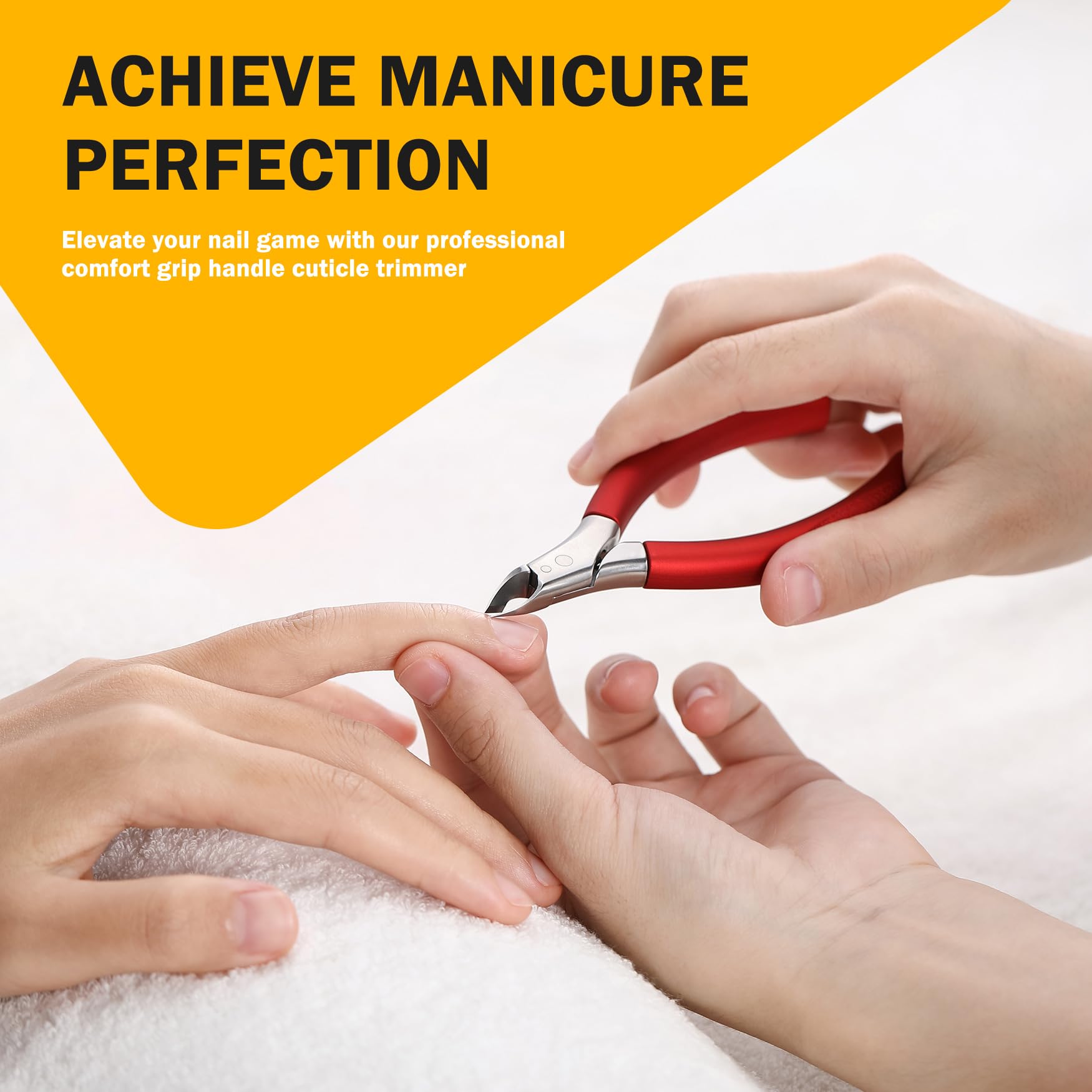 BEZOX Corte cutícula 5 mm preciso para eliminar piel sobrante.