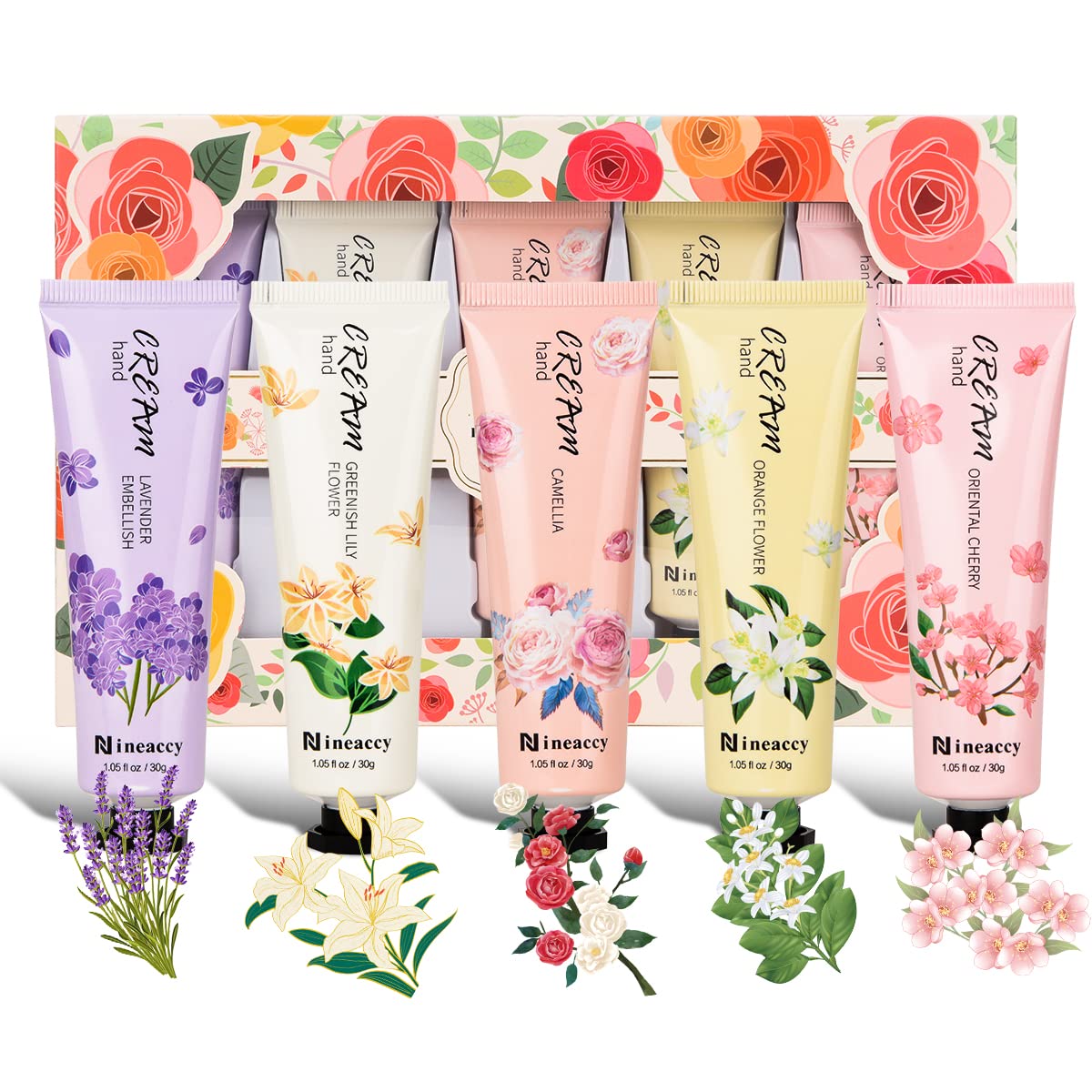 BFYSYO conjunto regalo cremas manos 5 aromas: regalo ideal para manos.