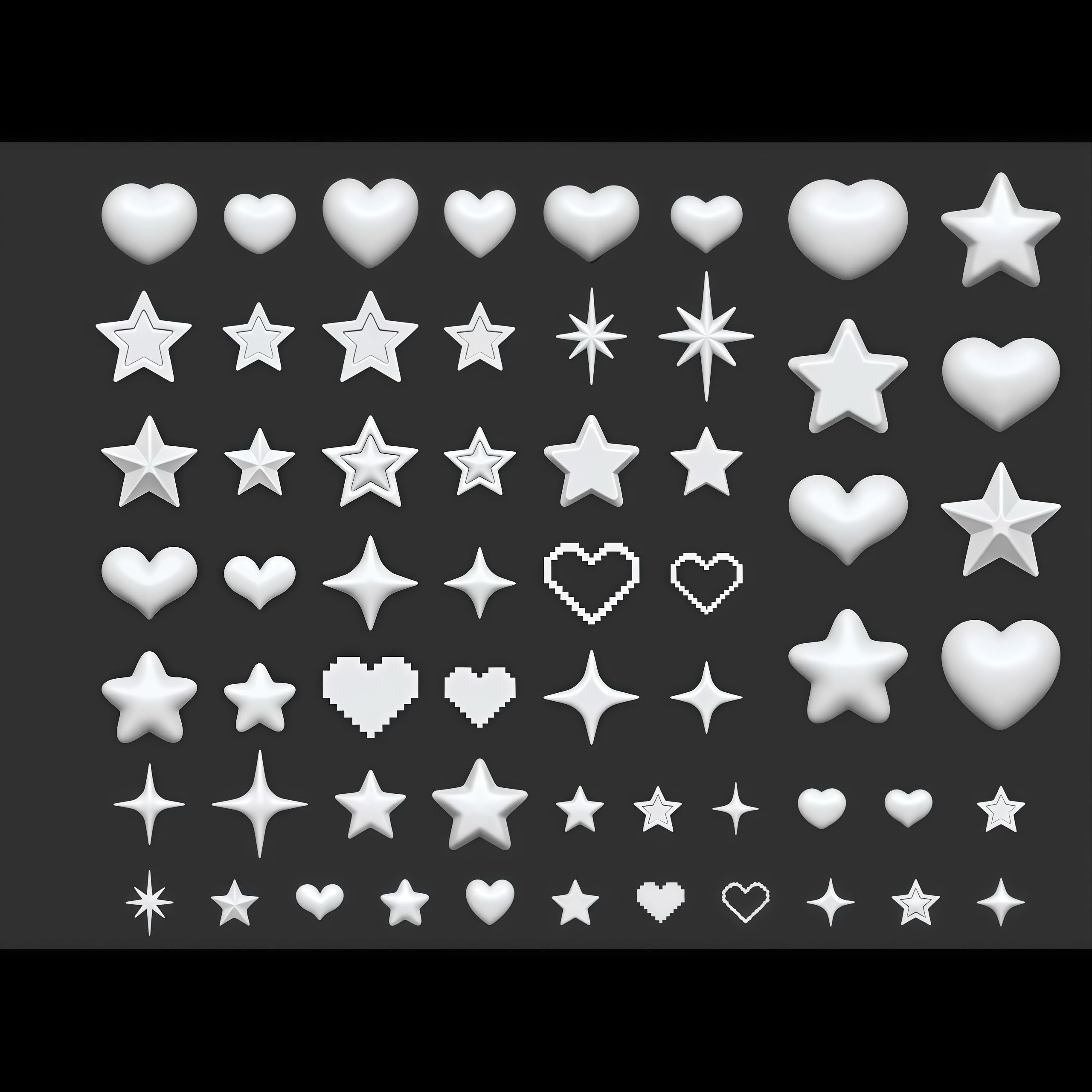 BHCCXZ moldes 3D estrella burbujeante para uñas, añade un efecto 3D