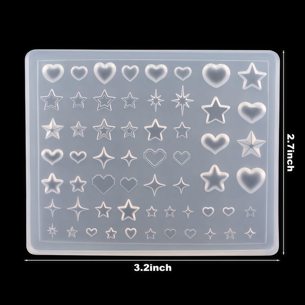 BHCCXZ uso DIY 3D para uñas, perfecto para proyectos decorativos y regalos