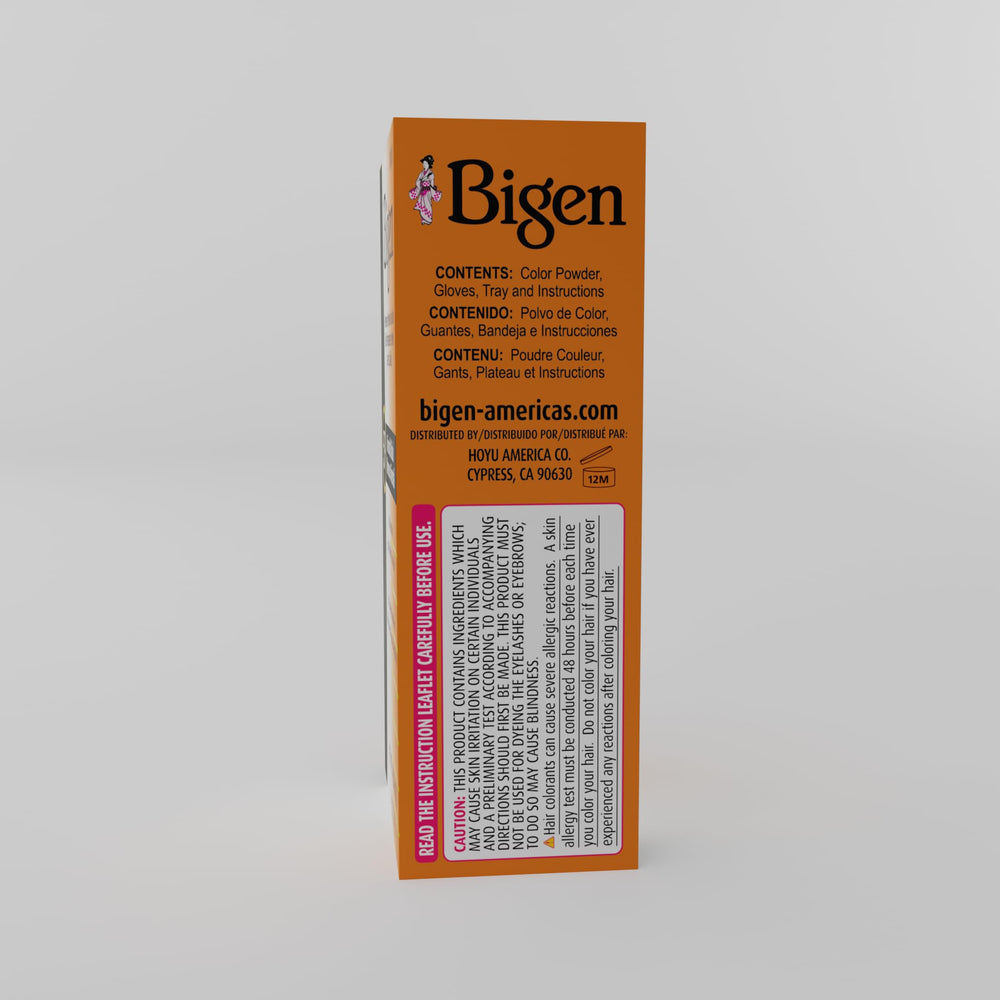 Bigen #57 sin amoniaco aroma suave durante la aplicación.