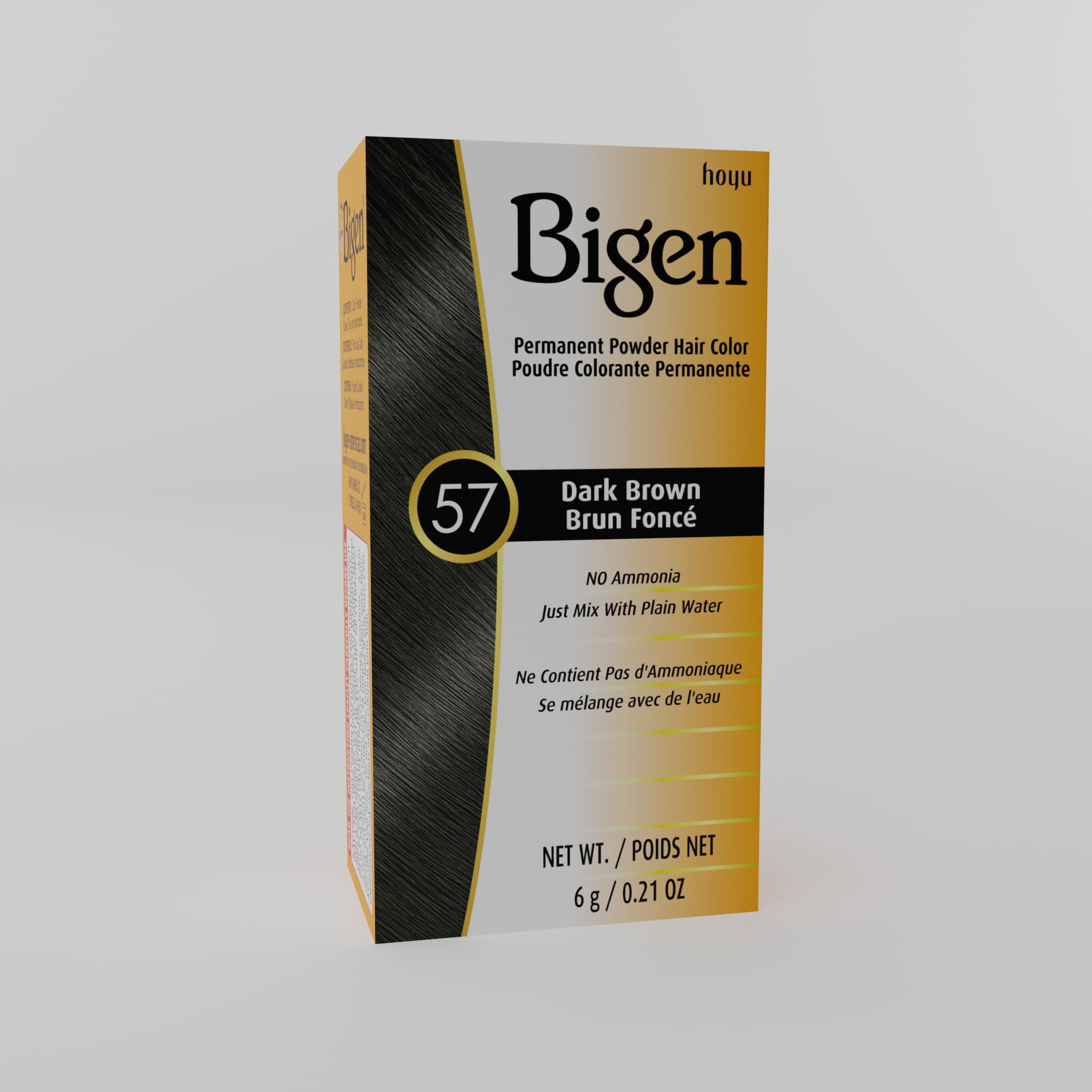 Bigen #57 sin olor fuerte opción casera práctica.
