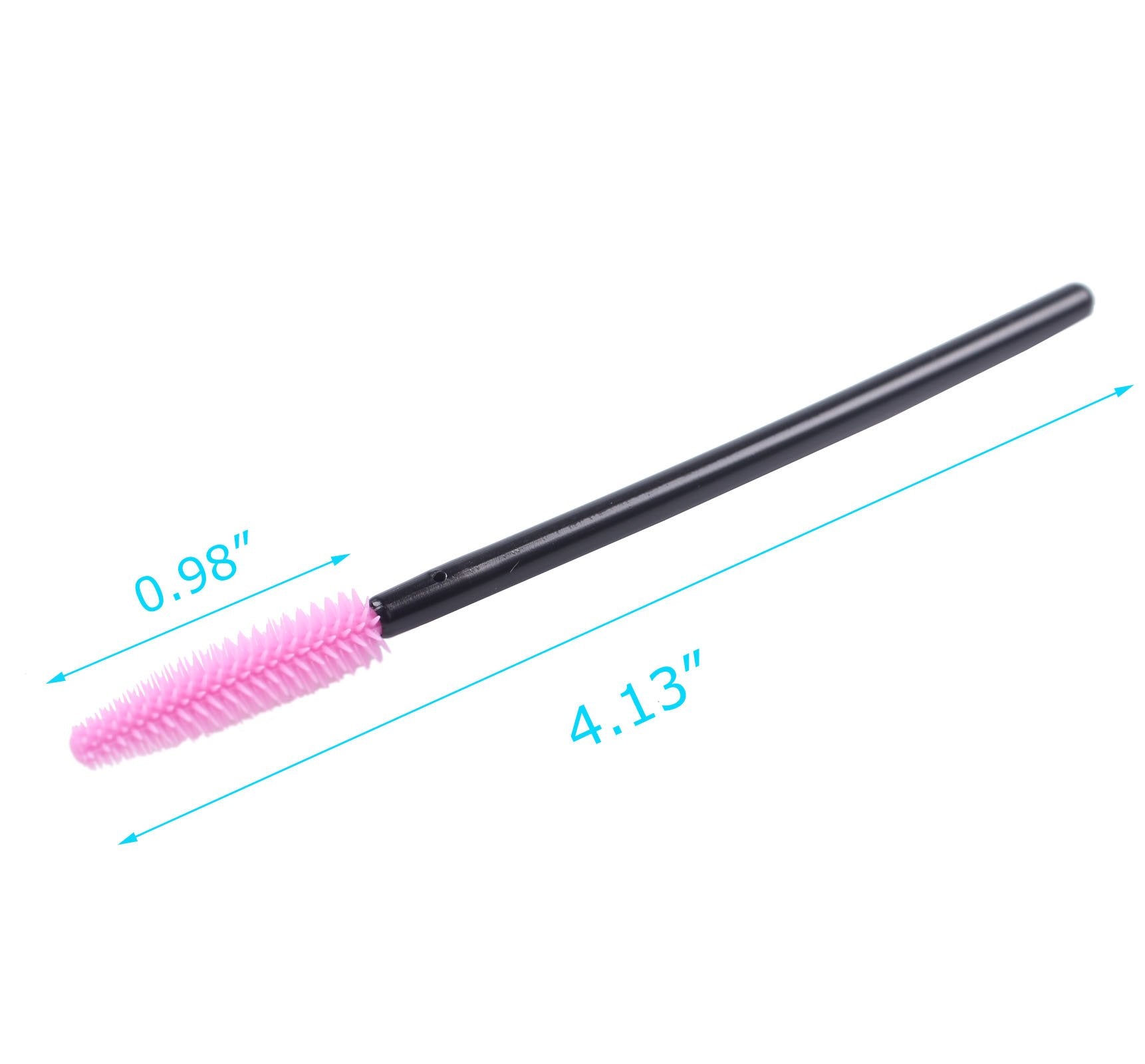 BIHRTC aplicador desechable de silicona para cejas, uso higiénico y sin doble inmersión.