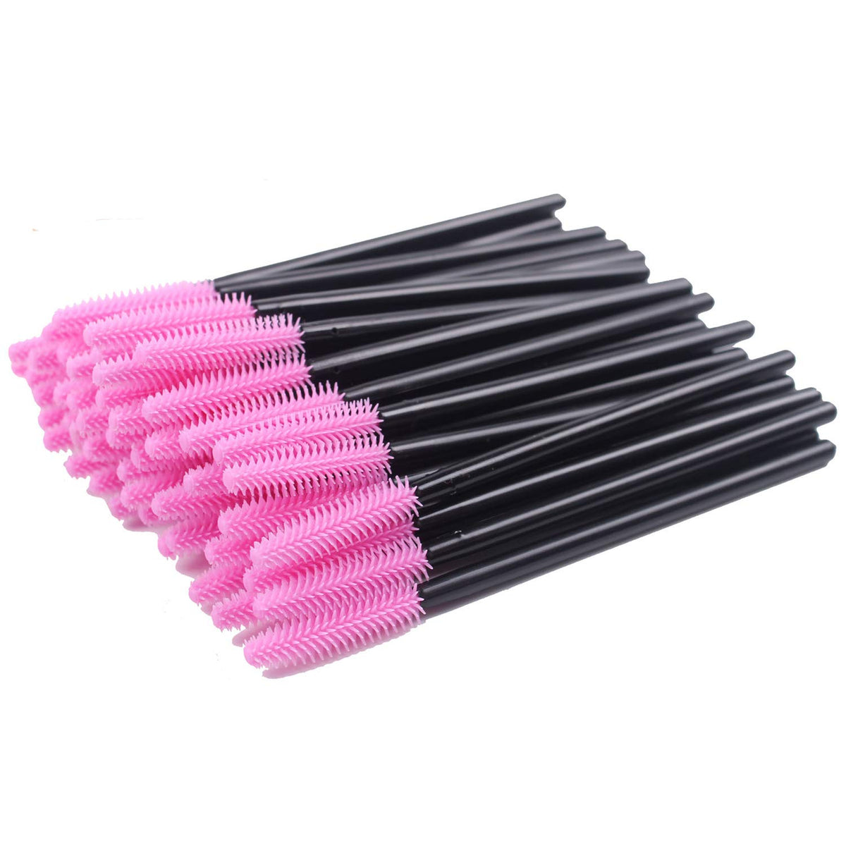 BIHRTC pack de cepillos desechables de silicona para pestañas, higiene y comodidad diaria.