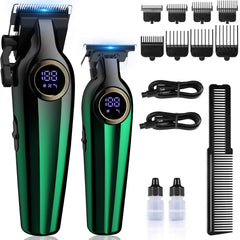 Billar Corta Pelo Profesional Verde: cuerpo compacto para un corte suave en casa.