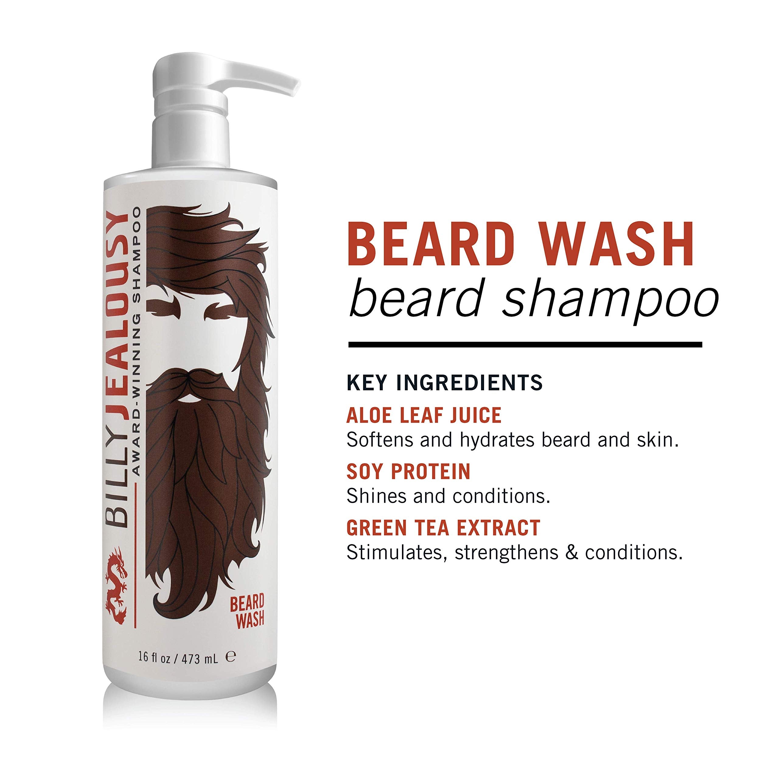 Application facile du Billy Jealousy Beard Wash pour une barbe soyeuse.