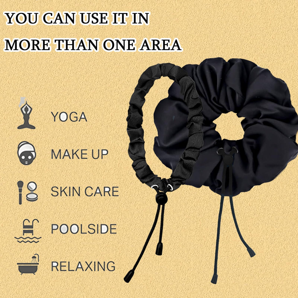 BINCUBE Scrunchie de fácil uso, desliza y ajusta para cualquier estilo
