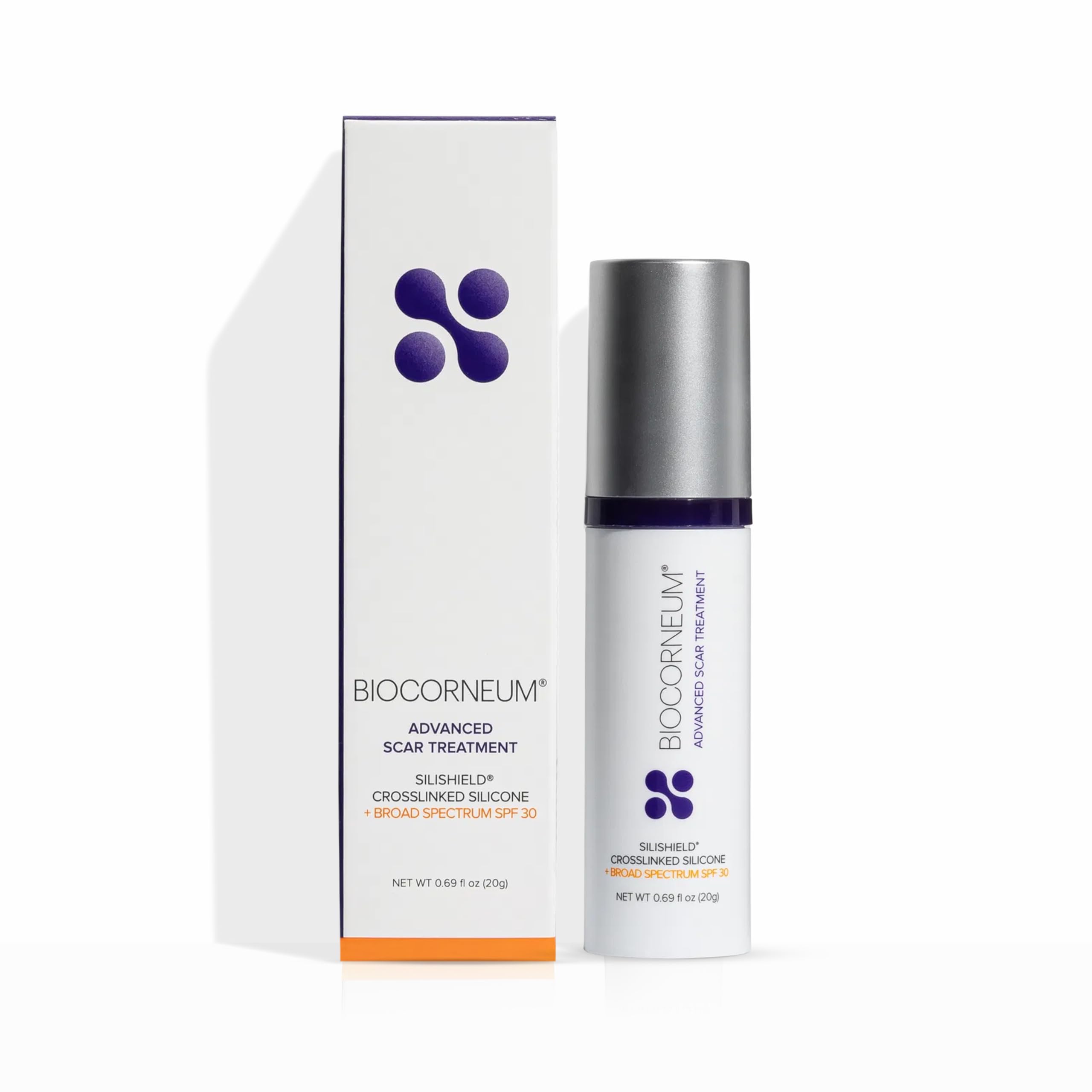 BIOCORNEUM Silishield en botella para aplicación suave diaria.