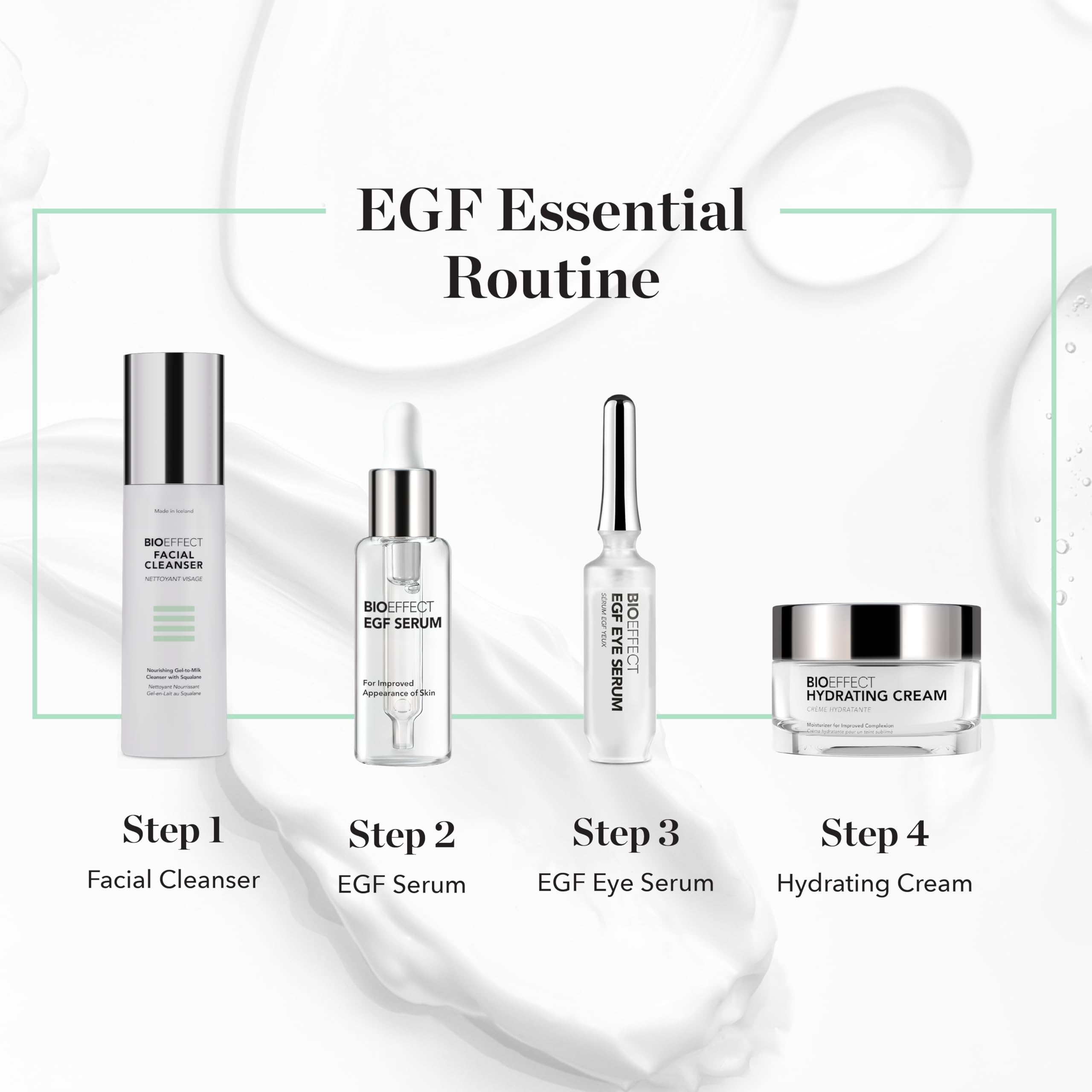 Bioeffect EGF Serum, formula de ingredientes naturales.