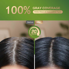 BioHueZ cobertura 100% de canas para un look natural.