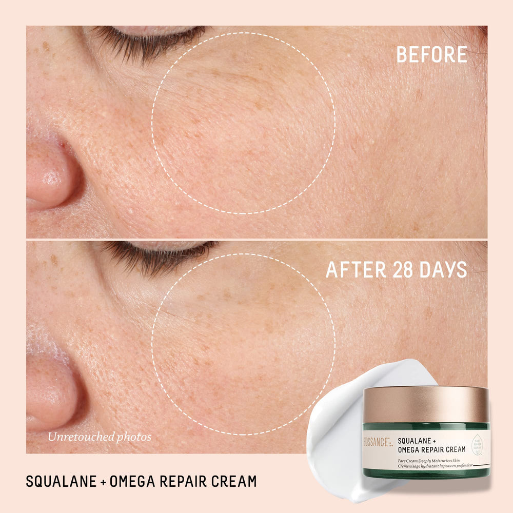 BIOSSANCE Crema facial ultra hidratante, efecto calmante para piel sensible