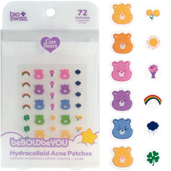 BioSwiss Care Bears parches de acné con diseños divertidos para ocultar imperfecciones.