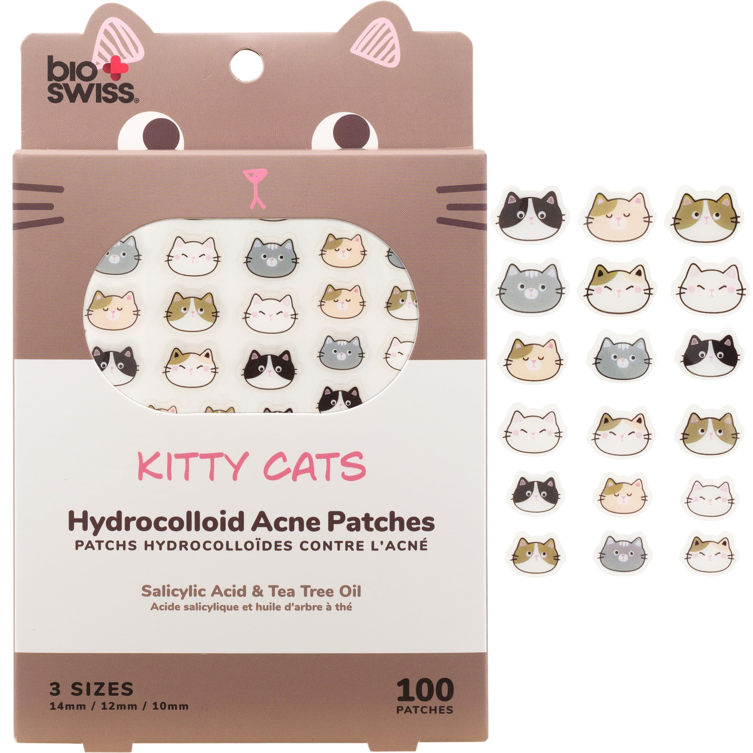 BioSwiss Kitty Cats parches hidrocoloides para granitos y cuidado de la piel.