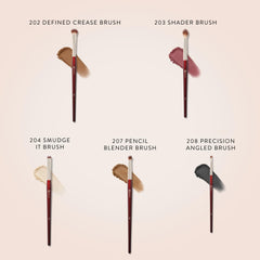 BK Beauty 204 Smudge It pincel para difuminar sombra y delineador.