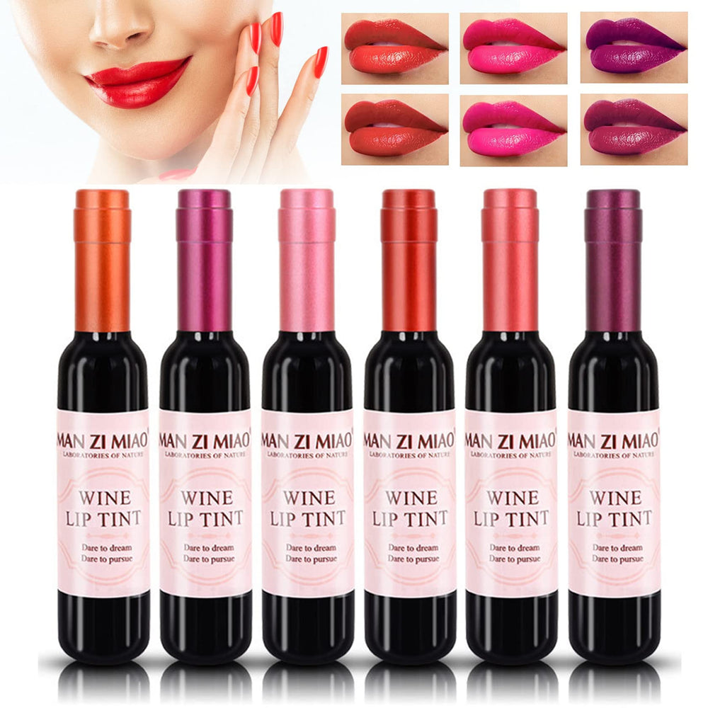 BKPPLZP tinte labial vino 6 colores para un look diario natural