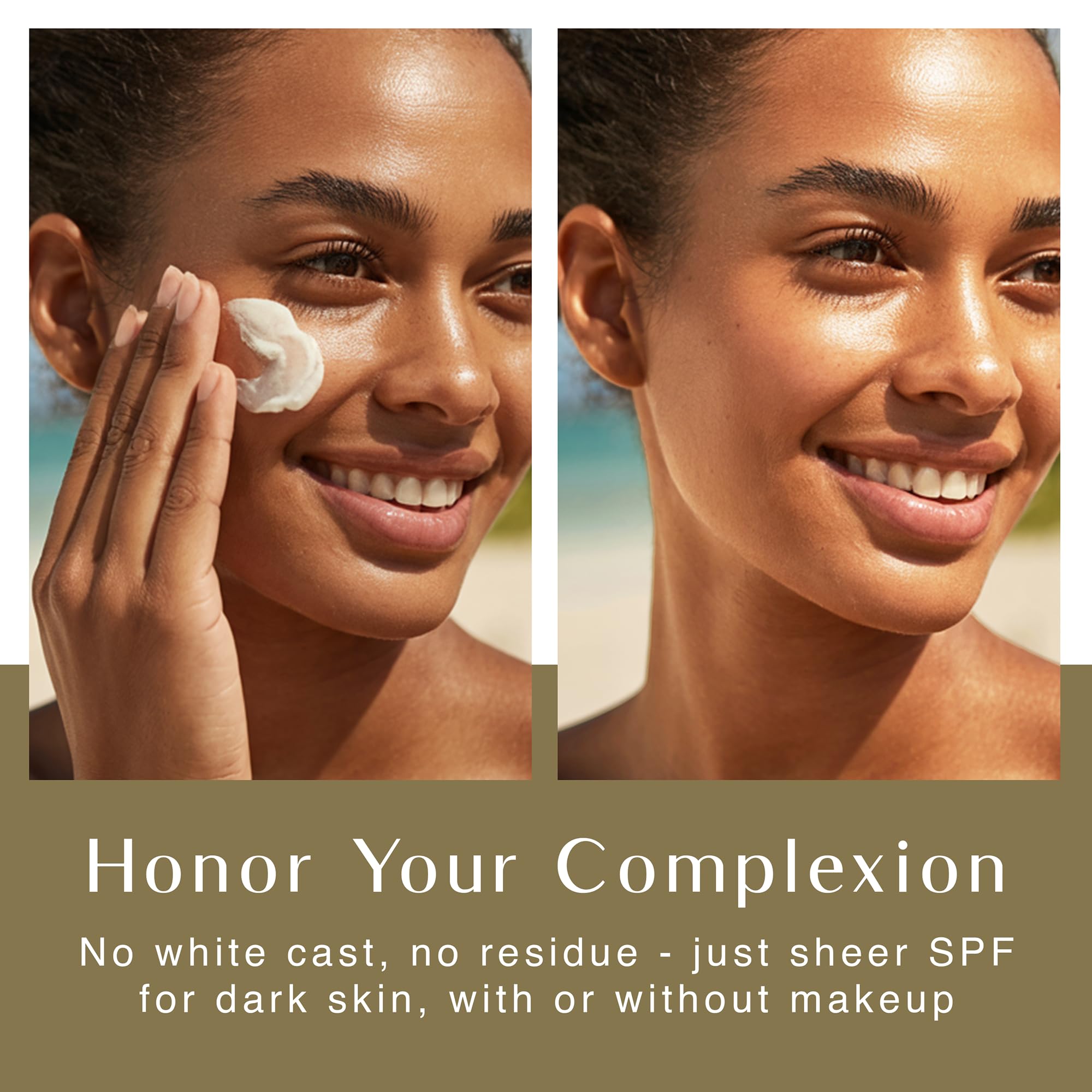 Application fluide et rapide avec BLACK GIRL SUNSCREEN, texture légère sans effort.