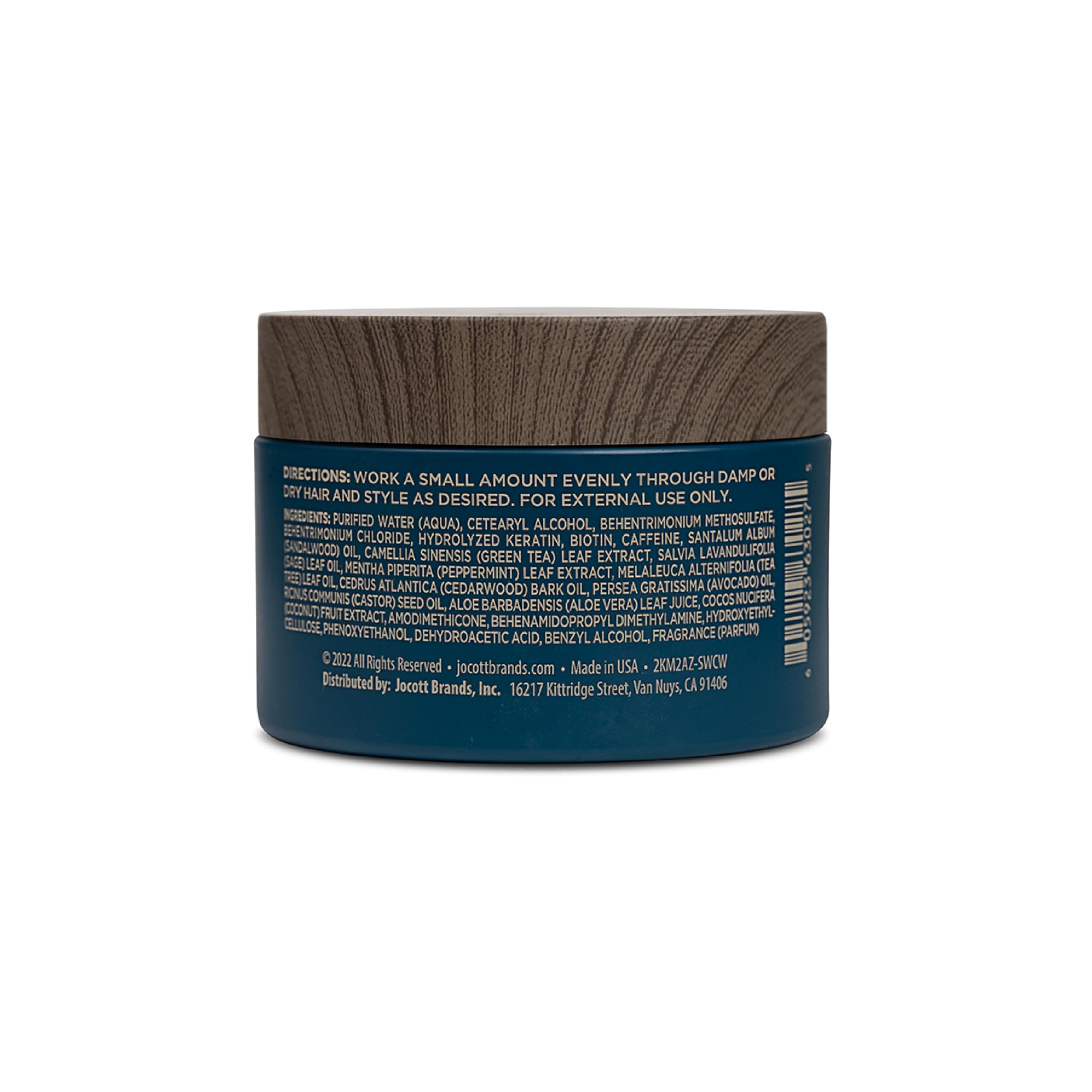 Blackstone thickening pomade texture enables fuller-looking hair.