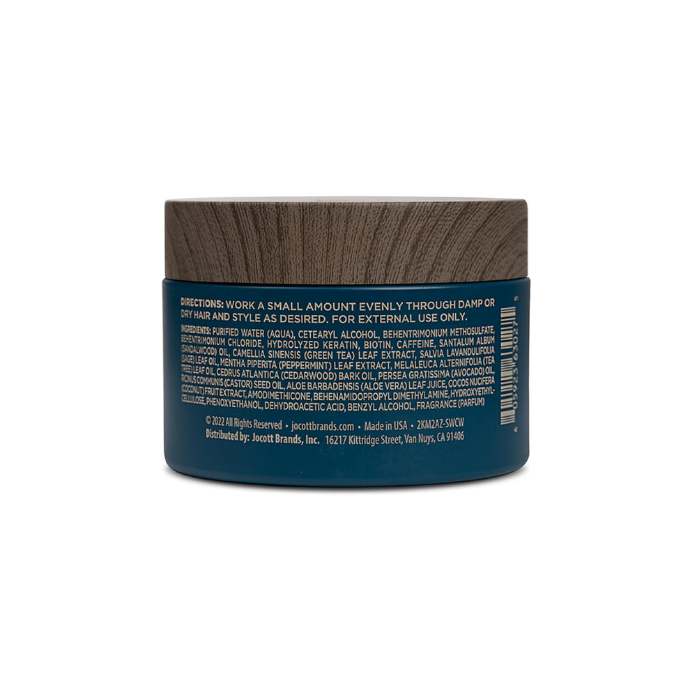 Blackstone thickening pomade texture enables fuller-looking hair.