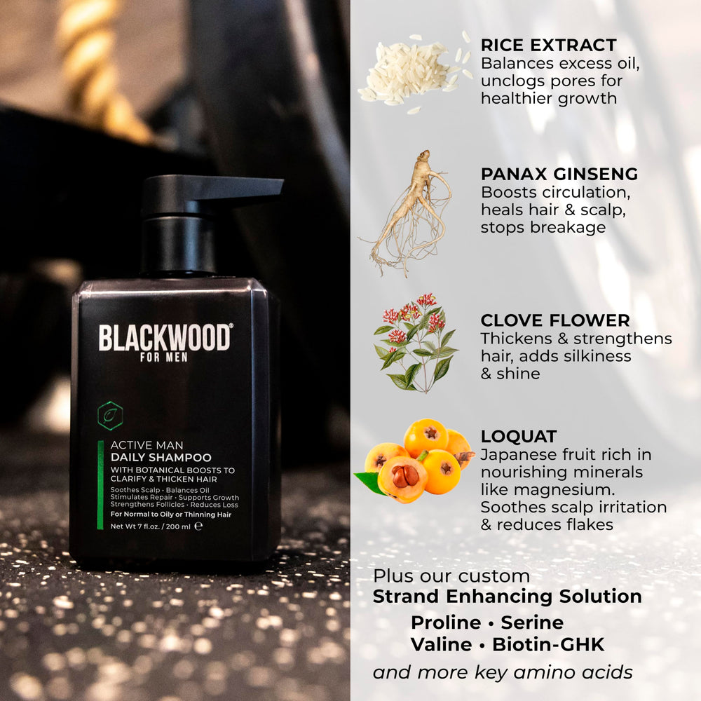 Blackwood For Men: espuma clara que ayuda a eliminar sudor y residuos.