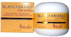 BLANCODERMA crema facial de avena para hidratación diaria y piel suave.