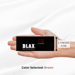Blax detalle elástico pelo marrón 4 mm, suave y cómodo.