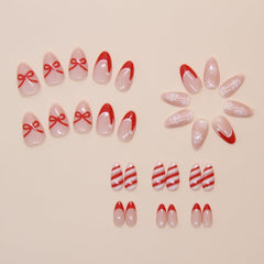 BLGTGH uñas con sombrero de Navidad, perfecto para eventos