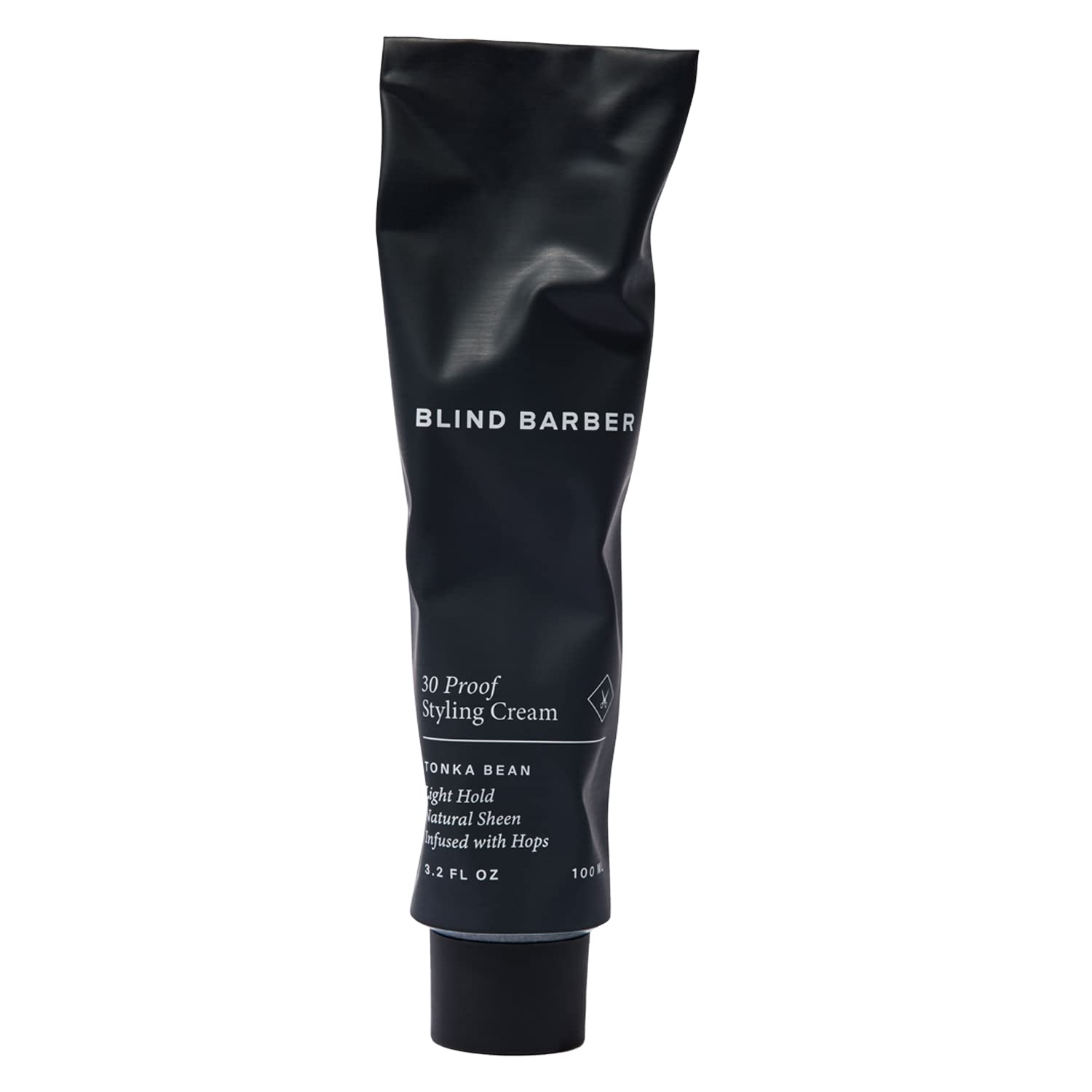 Blind Barber crema de peinado 30 Proof aplicación suave para estilo ligero.